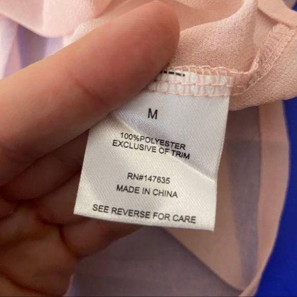 Romeo + Juliet Embroidered Long Sleeve Blouse M - Picture 4 of 6